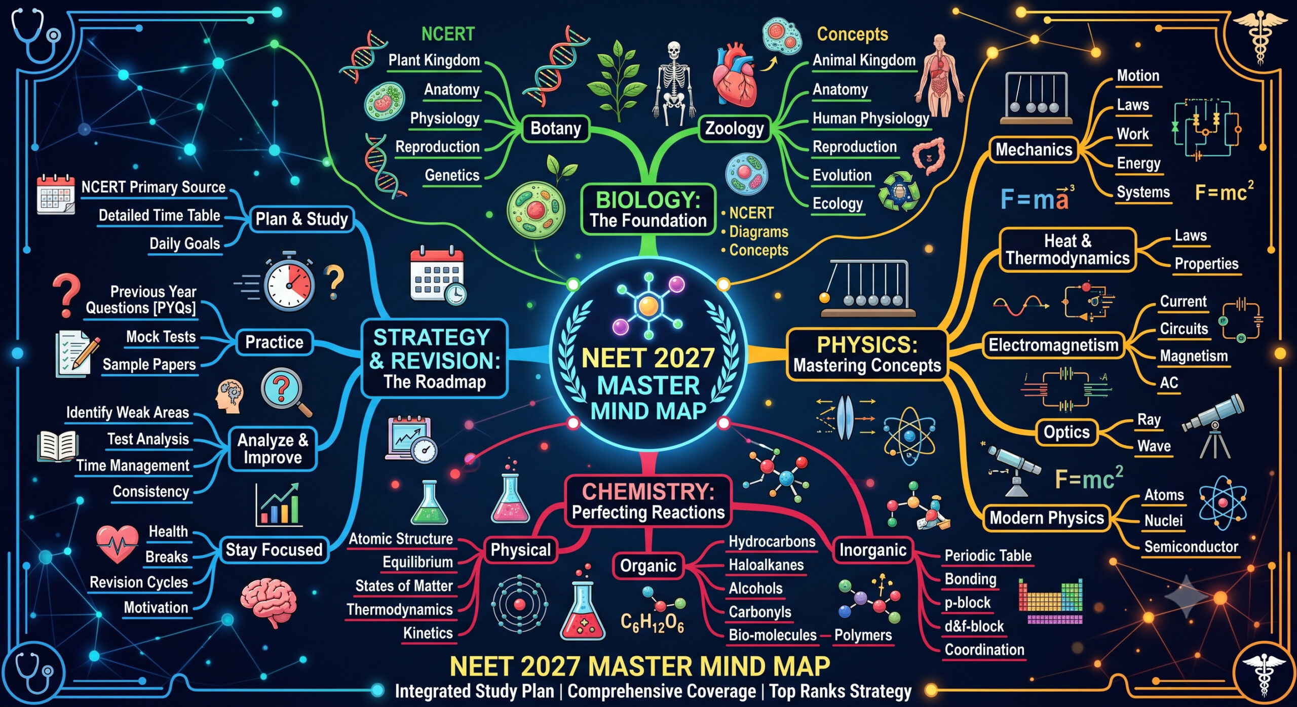 NEET 2027 Master Mind Map