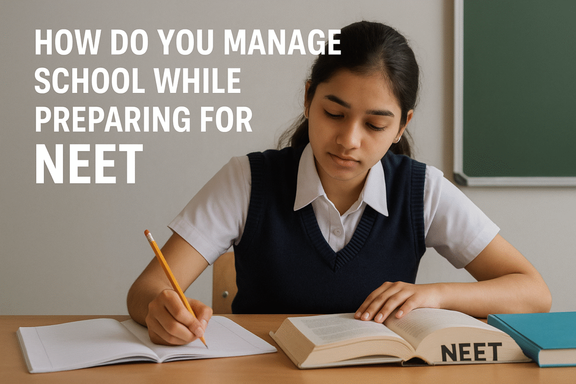 How to Manage School and NEET Preparation