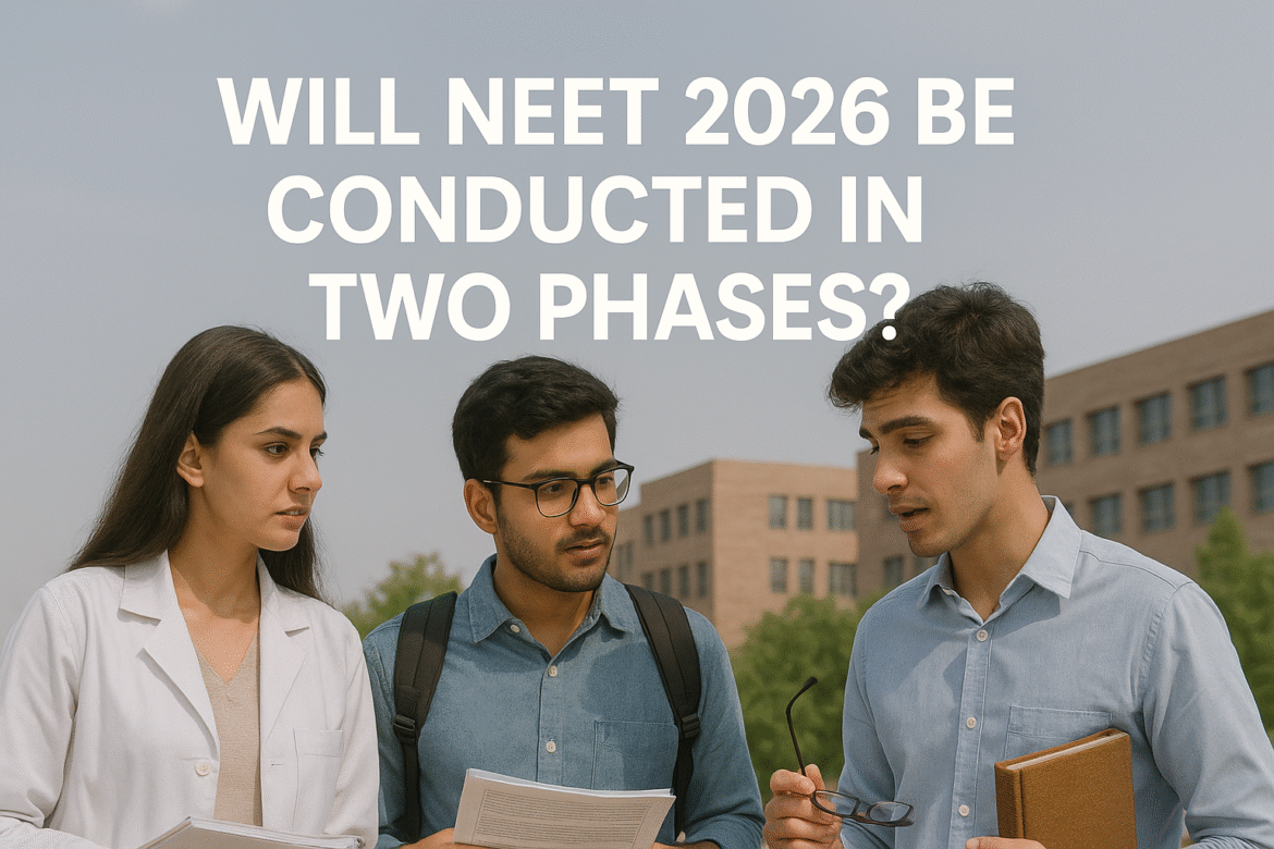 Will NEET 2026 Be Conducted in Two Phases