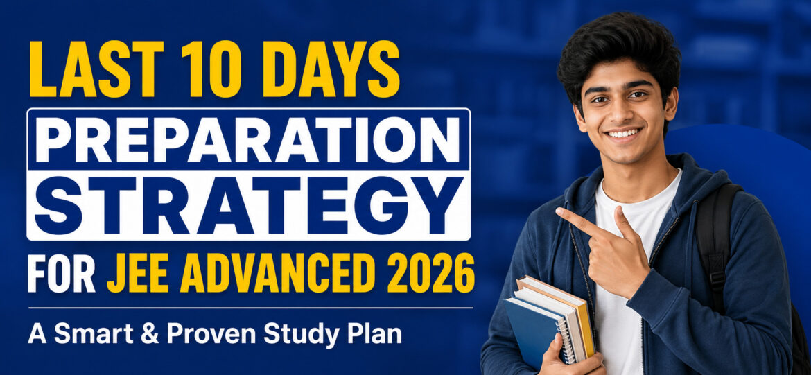 Last 10 Days Preparation Strategy for JEE Advanced 2026