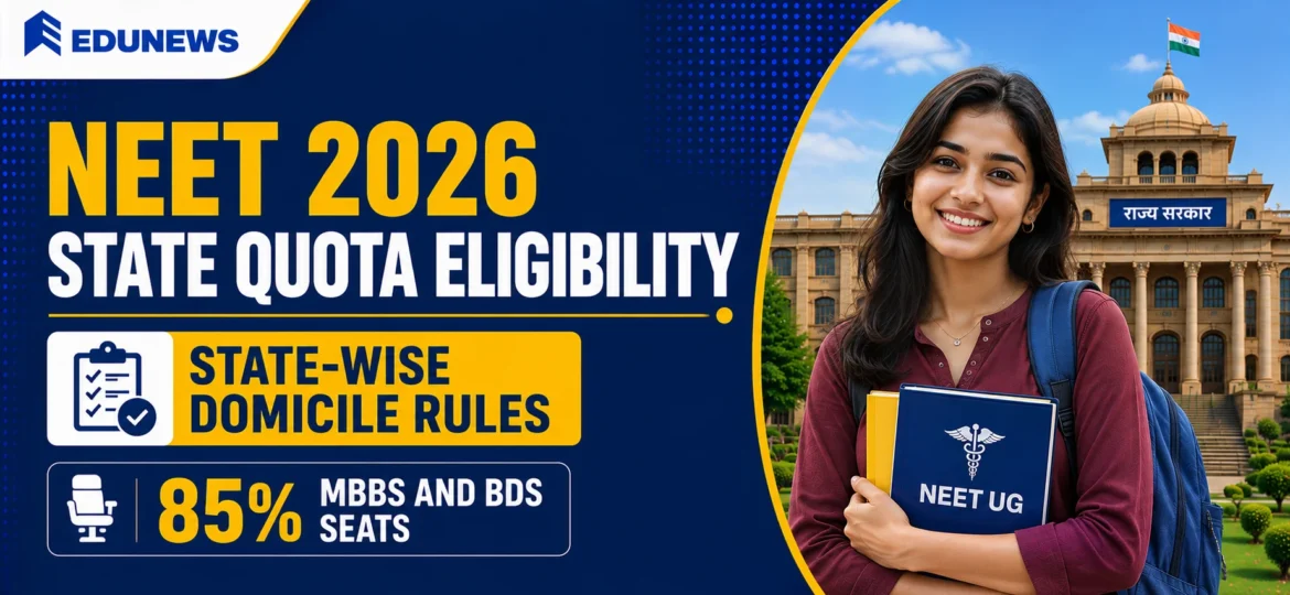 NEET 2026 State Quota Eligibility
