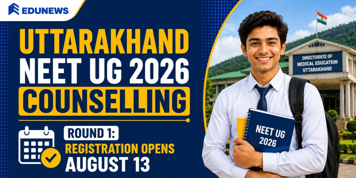 Uttarakhand NEET UG 2026 Counselling Round 1